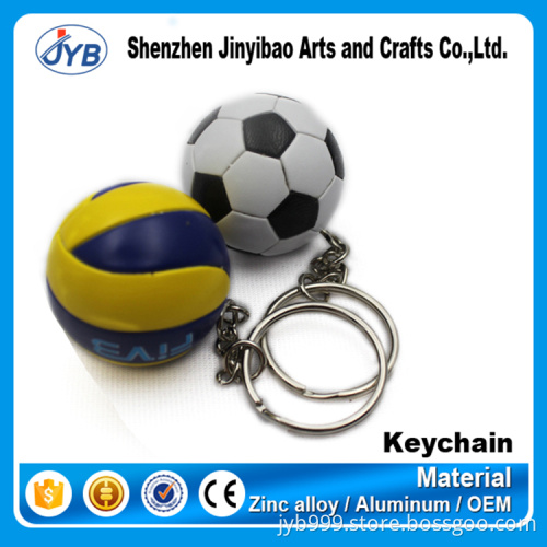 creative design cheap good quality european champions souvenir football keychain